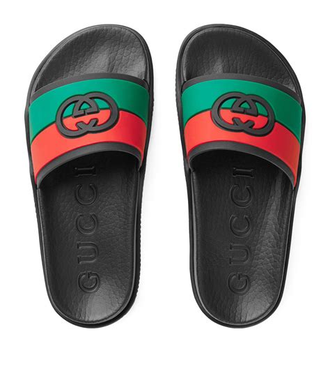 kids.gucci slides|Gucci slides kids boys.